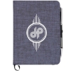 5'' x 7'' FSC® Mix Heathered Bound Notebook - Blue
