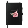 6'' x 8.5'' FSC® Mix Crown Journal with Pen-Stylus - Black