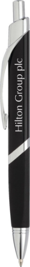 SoBe Ballpoint Pen - Black w_Silver Trim