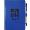 5'' x 7'' FSC® Mix Spiral Notebook with Pen - Blue