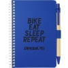 4'' x 6'' FSC® Mix Pocket Spiral Notebook with Pen - Blue