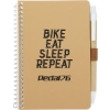 4'' x 6'' FSC® Mix Pocket Spiral Notebook with Pen - Natural
