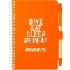 4'' x 6'' FSC® Mix Pocket Spiral Notebook with Pen - Orange