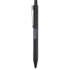 Halo Soft Touch Recycled Aluminum Gel Pen - Black