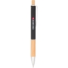 Bamboo and Recycled Aluminum Soft Touch Ballpoint - Black