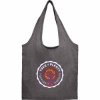 Recycled 5oz Cotton Twill Shopper Tote - Black