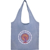 Recycled 5oz Cotton Twill Shopper Tote - Blue
