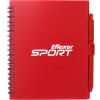 5.5'' x 7'' FSC® Recycled Spiral Notebook w/ rPET Pen - Red