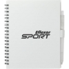 5.5'' x 7'' FSC® Recycled Spiral Notebook w/ rPET Pen - White