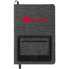 5.5'' x 8.5'' FSC® Mix Vila rPET Bound Notebook - Charcoal