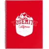 8.5'' x 11 FSC® Mix Remark 1-subject Notebook - Red
