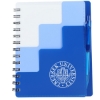 5'' x 7'' Recycled Pace Spiral Notebook w Pen - Blue