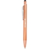 Brite Recycled Aluminum Gel Stylus Pen - Orange