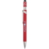 Simple Fidget Recycled Stylus Gel Pen - Red