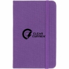 3.5'' x 5.5'' Recycled Pocket Bound Journal - Purple