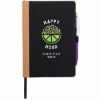 5.5'' x 8.5'' Recycled PET and Cork Bound Journal - Black