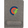 5.5'' x 8.5'' FSC® Recycled PET Office Bound Notebook - Gray