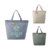 Recycled 5oz Cotton Twill Grocery Tote - Blue