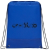 Crossweave Heat Sealed Drawstring Bag - Royal