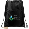 Robin rPET Drawstring Bag - Black