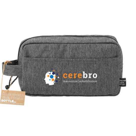 Vila Recycled Dopp Kit Pouch - Graphite