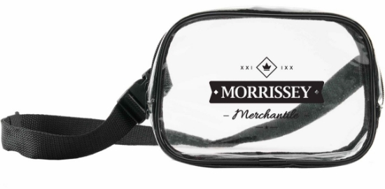 Clear Crossbody Sport Pack - Black