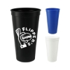 Solid 24oz Recycled Stadium Cup - Black