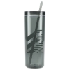 Chroma Recycled Acrylic Skinny Tumbler 16oz - Black