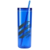 Chroma Recycled Acrylic Skinny Tumbler 16oz - Blue