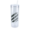 Chroma Recycled Acrylic Skinny Tumbler 16oz - Clear