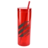 Chroma Recycled Acrylic Skinny Tumbler 16oz - Red