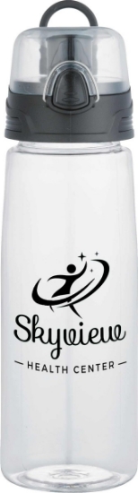 Capri 25oz Tritan Sports Bottle - Clear