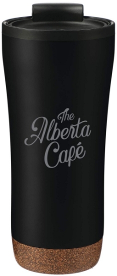 Valhalla 16oz Tumbler With Plastic Inner - Black