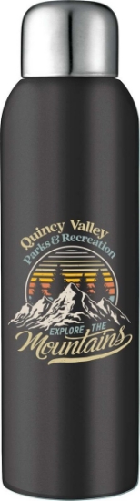 Guzzle 28oz Stainless Sports Bottle - Black