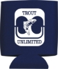 12oz Collapsible Can Insulator - Navy Blue