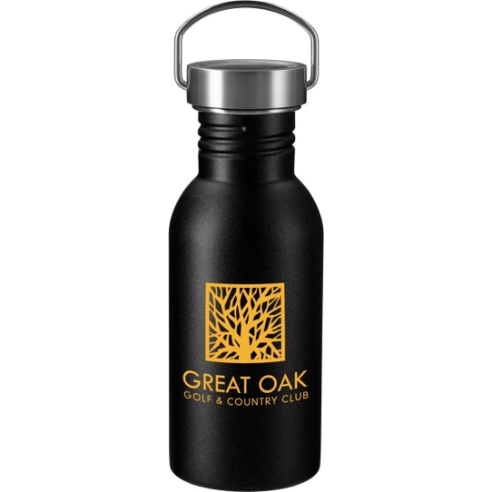 Thor 20oz Stainless Sports Bottle - Black