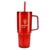Lucien Recycled Acrylic Travel Mug 40oz - Red
