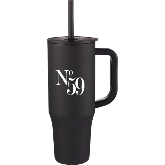 Erie 30oz Eco-Friendly Straw Tumbler - Black
