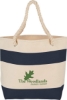 Rope Handle 16oz Cotton Canvas Tote - Navy