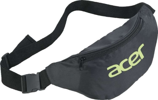 Polyester Hipster Fanny Pack - Black