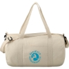 Barrel 18'' 5oz Cotton Canvas Duffle Bag - Natural