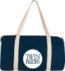 Barrel 18'' 5oz Cotton Canvas Duffle Bag - Navy