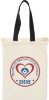 Nebraska 5oz Cotton Canvas Grocery Tote - Black