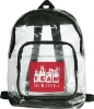 Rally Event Friendly Clear Backpack - Black