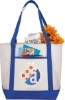 Lighthouse Non-Woven Boat Tote - Royal Blue