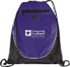 Peek Drawstring Bag - Purple