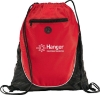 Peek Drawstring Bag - Red