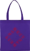 Small Zeus Non-Woven Convention Tote - Purple