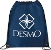 Large Oriole Drawstring Bag - Navy Blue