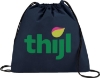 Evergreen Non-Woven Drawstring Bag - Navy Blue